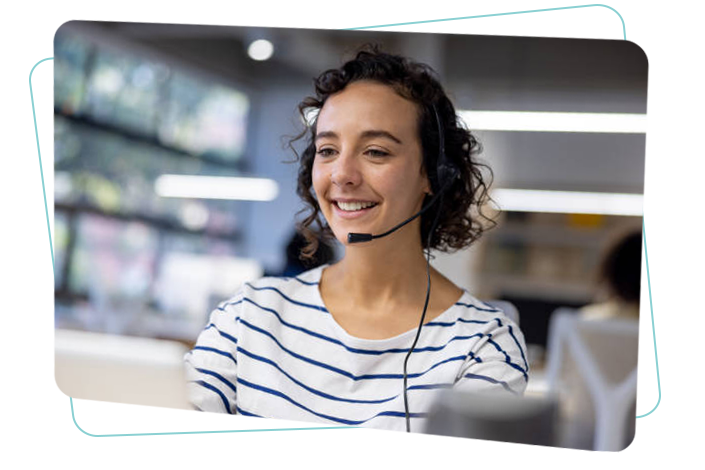 Personne au téléphone avec un casque